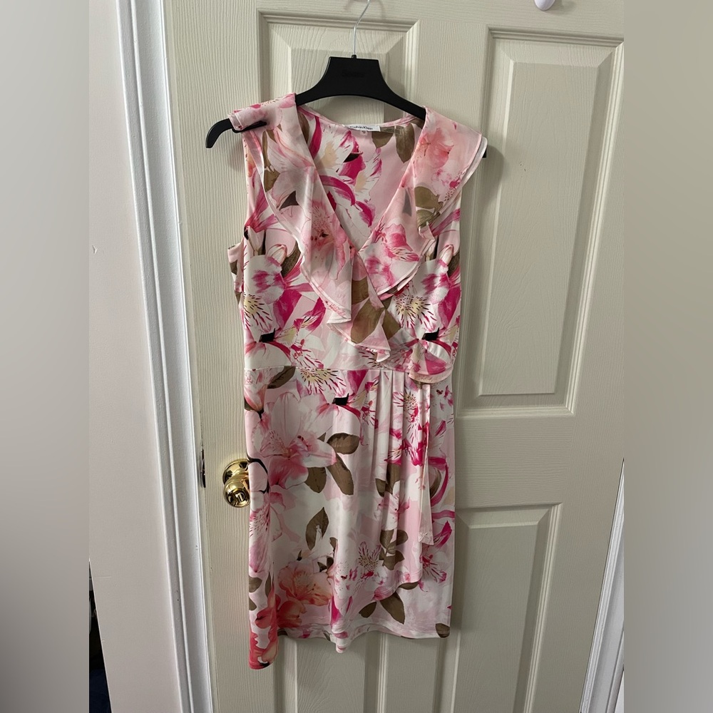 Floral print  Klein dress size XS.